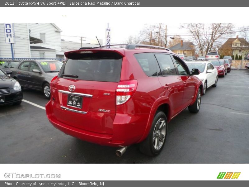 Barcelona Red Metallic / Dark Charcoal 2012 Toyota RAV4 V6 Sport 4WD