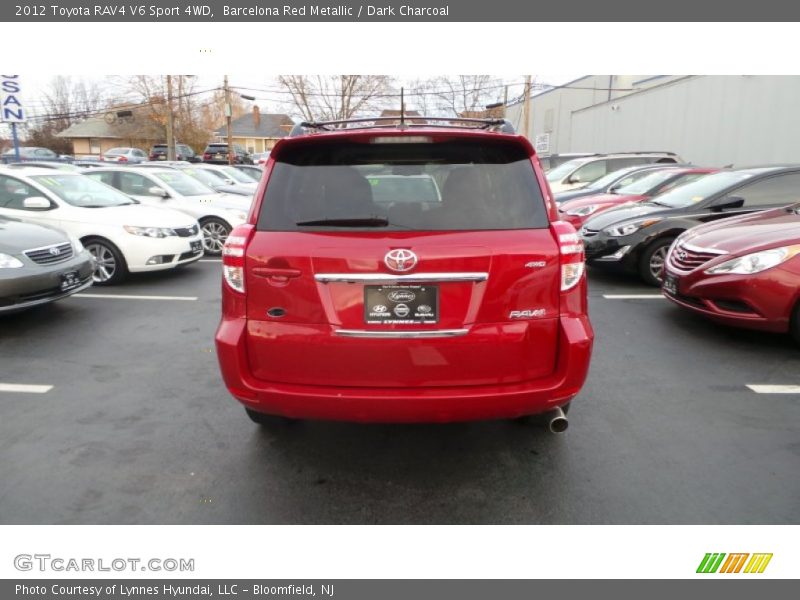 Barcelona Red Metallic / Dark Charcoal 2012 Toyota RAV4 V6 Sport 4WD