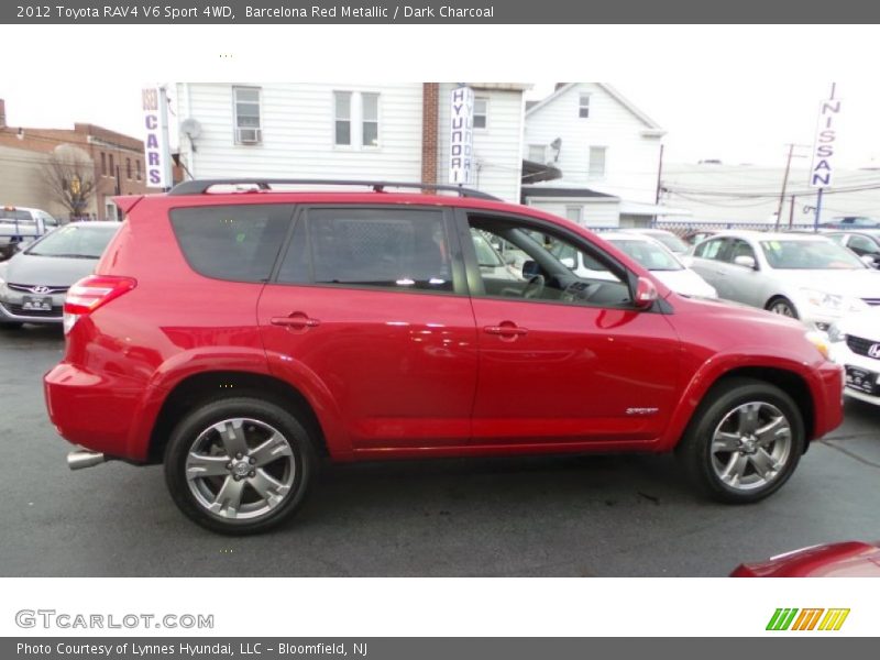 Barcelona Red Metallic / Dark Charcoal 2012 Toyota RAV4 V6 Sport 4WD