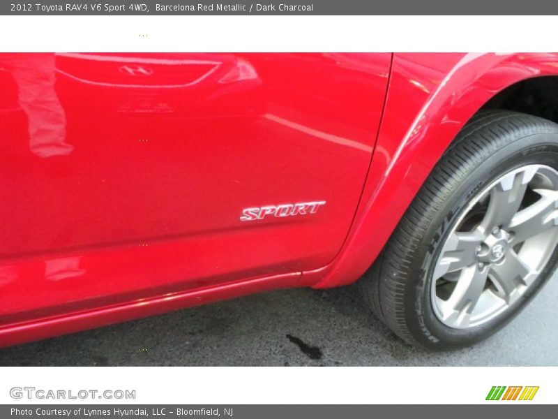 Barcelona Red Metallic / Dark Charcoal 2012 Toyota RAV4 V6 Sport 4WD