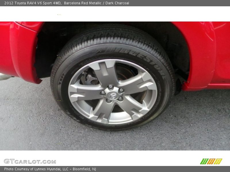 Barcelona Red Metallic / Dark Charcoal 2012 Toyota RAV4 V6 Sport 4WD