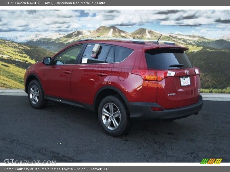 Barcelona Red Metallic / Latte 2015 Toyota RAV4 XLE AWD