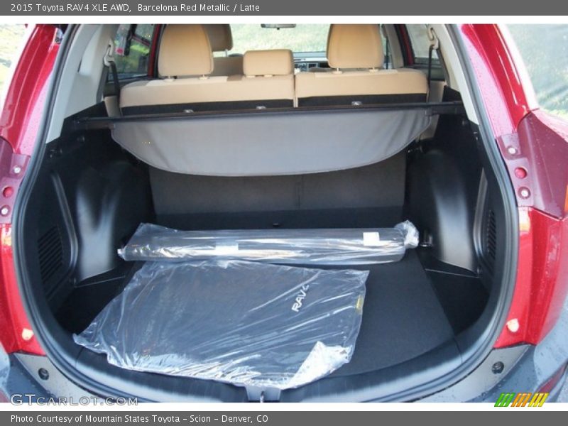 Barcelona Red Metallic / Latte 2015 Toyota RAV4 XLE AWD