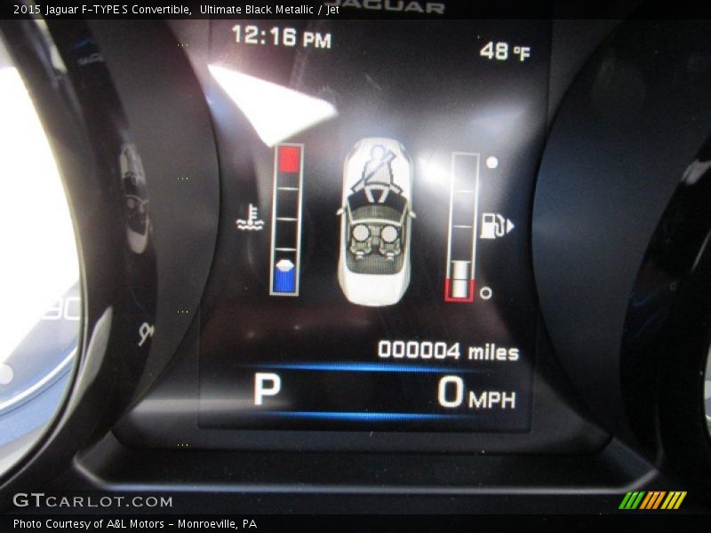 Ultimate Black Metallic / Jet 2015 Jaguar F-TYPE S Convertible