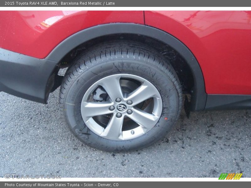Barcelona Red Metallic / Latte 2015 Toyota RAV4 XLE AWD