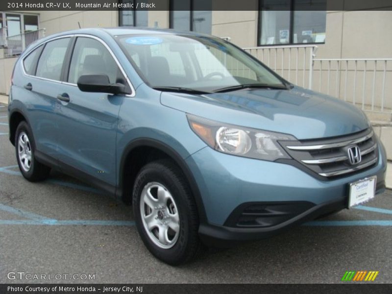 Mountain Air Metallic / Black 2014 Honda CR-V LX