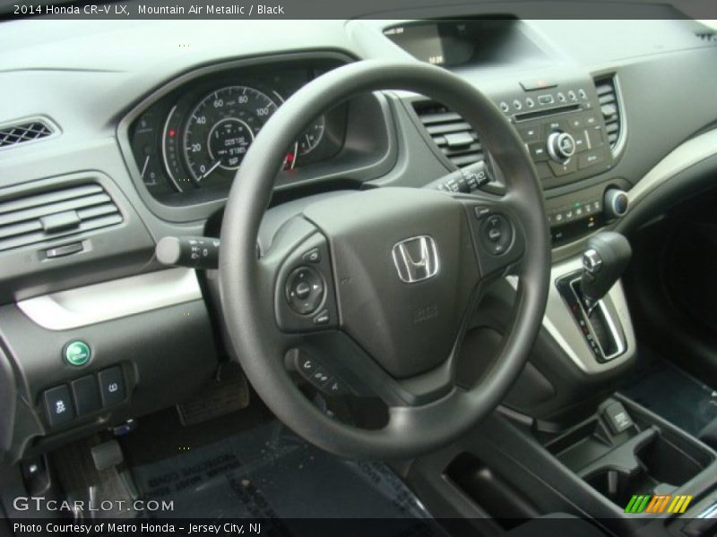 Mountain Air Metallic / Black 2014 Honda CR-V LX