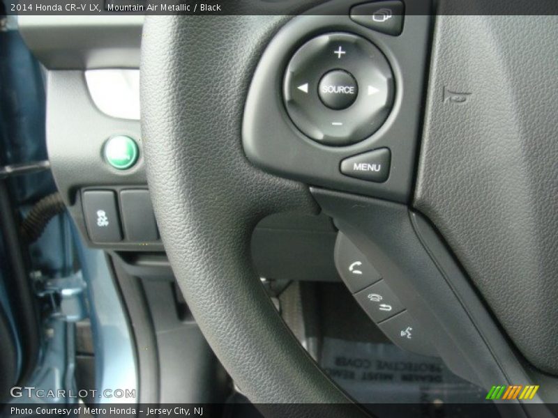 Mountain Air Metallic / Black 2014 Honda CR-V LX