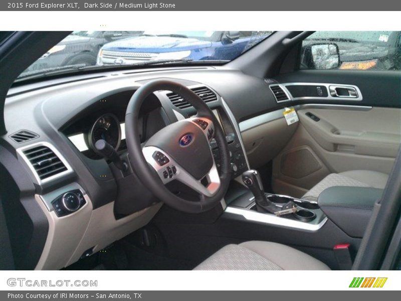 Dark Side / Medium Light Stone 2015 Ford Explorer XLT