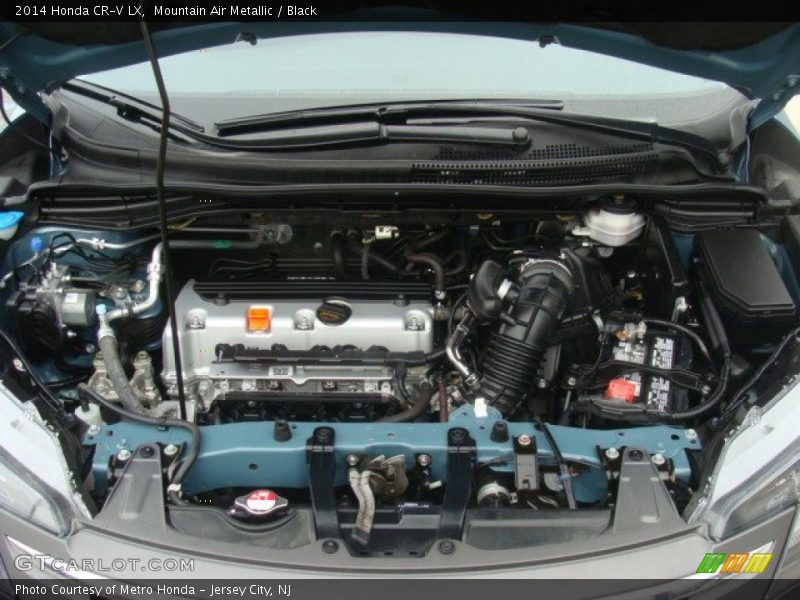 Mountain Air Metallic / Black 2014 Honda CR-V LX