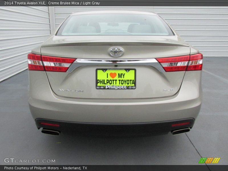 Creme Brulee Mica / Light Gray 2014 Toyota Avalon XLE