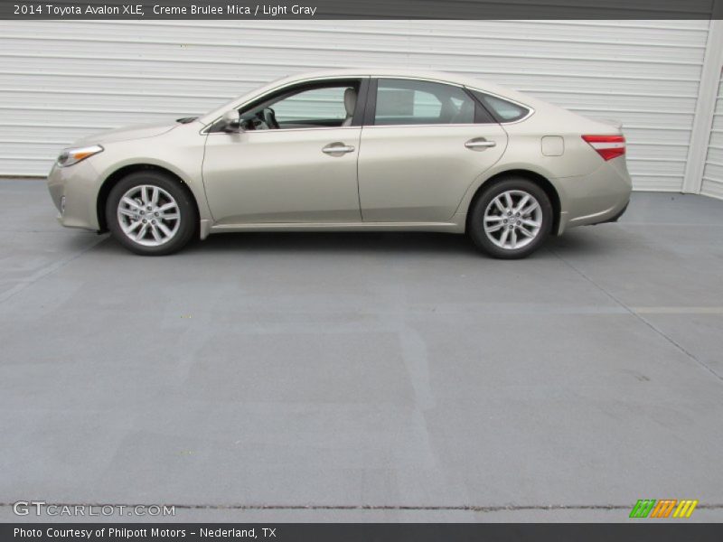 Creme Brulee Mica / Light Gray 2014 Toyota Avalon XLE