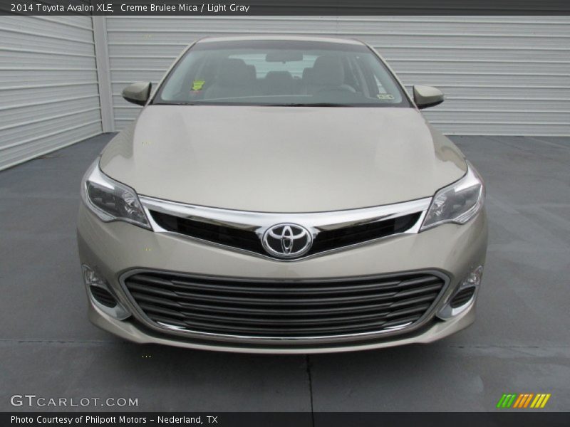 Creme Brulee Mica / Light Gray 2014 Toyota Avalon XLE