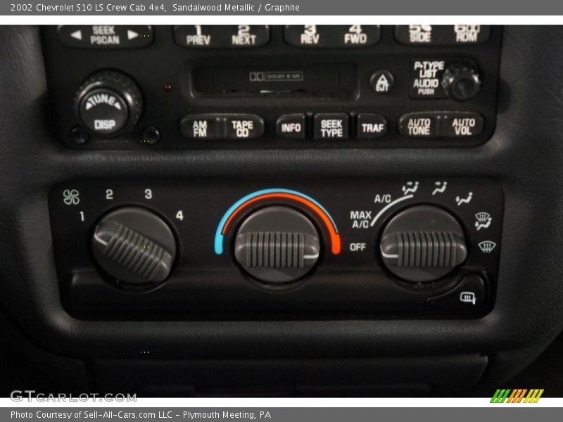 Sandalwood Metallic / Graphite 2002 Chevrolet S10 LS Crew Cab 4x4