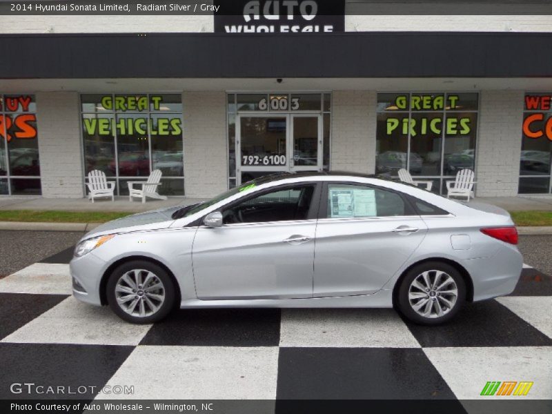 Radiant Silver / Gray 2014 Hyundai Sonata Limited
