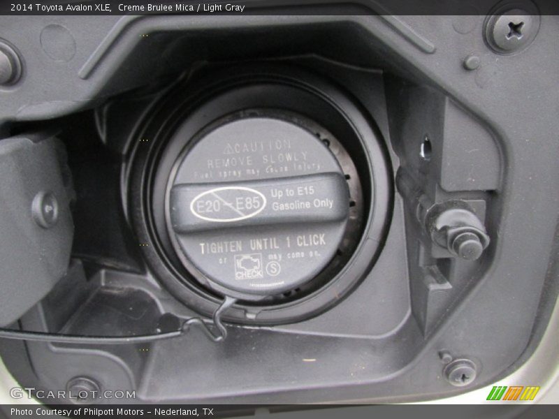 Creme Brulee Mica / Light Gray 2014 Toyota Avalon XLE
