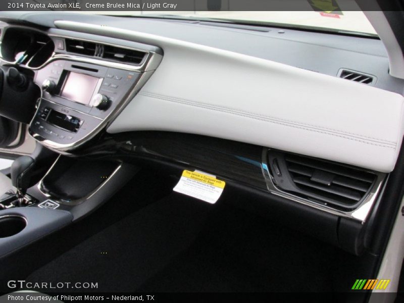 Creme Brulee Mica / Light Gray 2014 Toyota Avalon XLE
