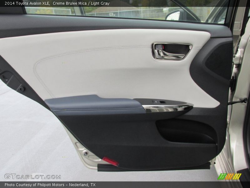 Creme Brulee Mica / Light Gray 2014 Toyota Avalon XLE