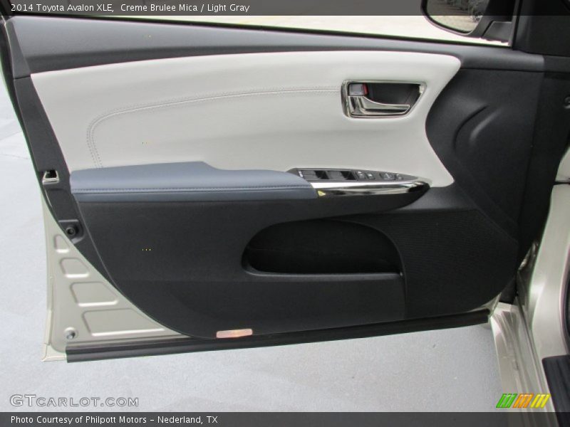 Creme Brulee Mica / Light Gray 2014 Toyota Avalon XLE