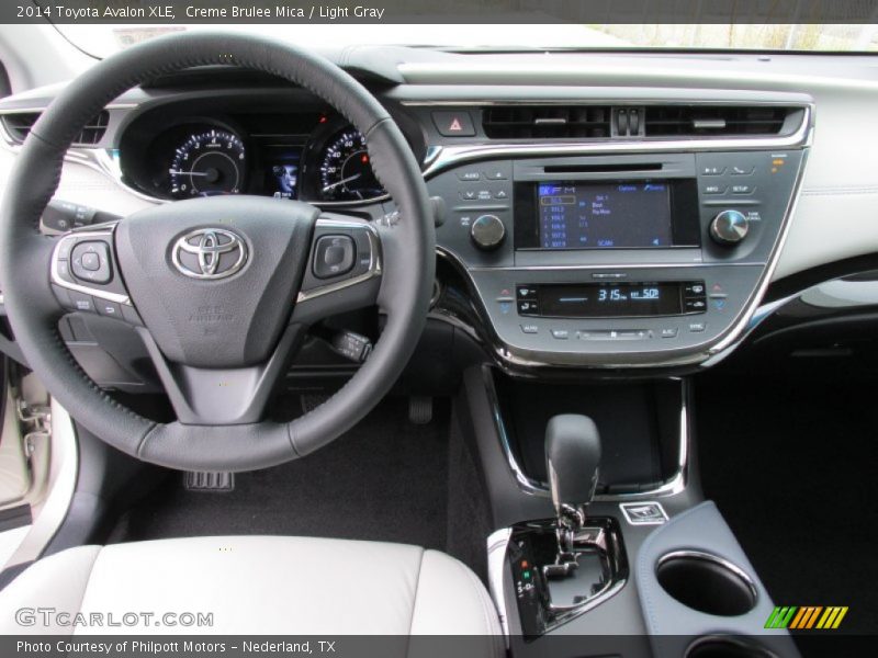 Creme Brulee Mica / Light Gray 2014 Toyota Avalon XLE