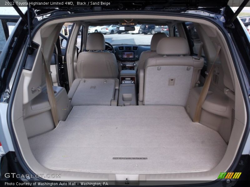 Black / Sand Beige 2012 Toyota Highlander Limited 4WD