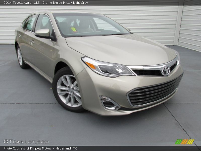 Creme Brulee Mica / Light Gray 2014 Toyota Avalon XLE