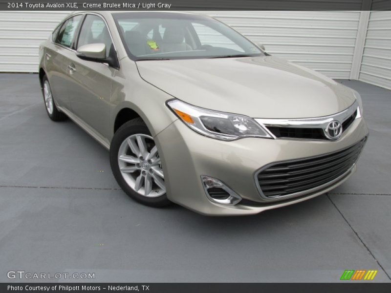 Creme Brulee Mica / Light Gray 2014 Toyota Avalon XLE