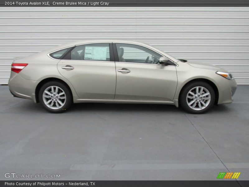 Creme Brulee Mica / Light Gray 2014 Toyota Avalon XLE