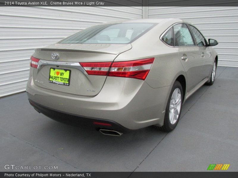 Creme Brulee Mica / Light Gray 2014 Toyota Avalon XLE