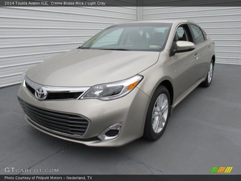 Creme Brulee Mica / Light Gray 2014 Toyota Avalon XLE