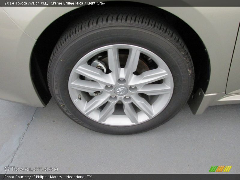Creme Brulee Mica / Light Gray 2014 Toyota Avalon XLE