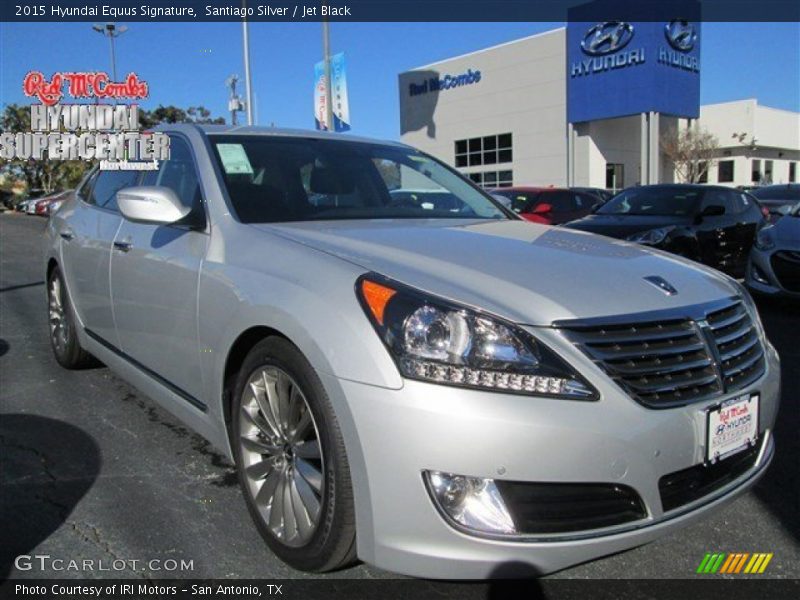 Santiago Silver / Jet Black 2015 Hyundai Equus Signature