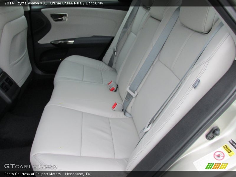 Creme Brulee Mica / Light Gray 2014 Toyota Avalon XLE