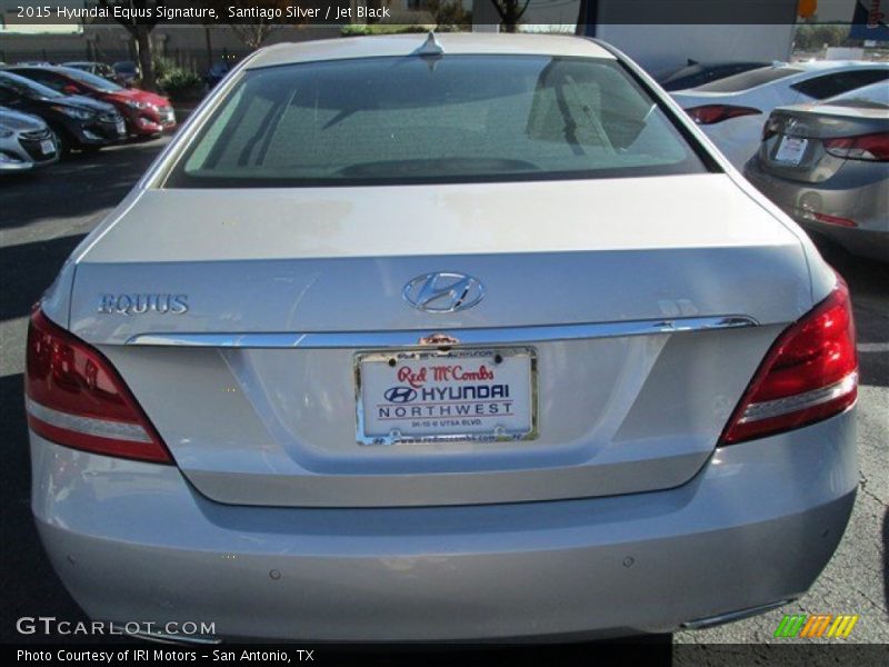 Santiago Silver / Jet Black 2015 Hyundai Equus Signature