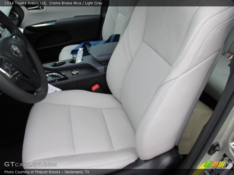 Creme Brulee Mica / Light Gray 2014 Toyota Avalon XLE