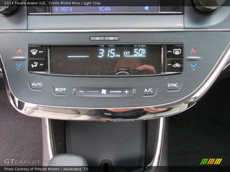 Creme Brulee Mica / Light Gray 2014 Toyota Avalon XLE