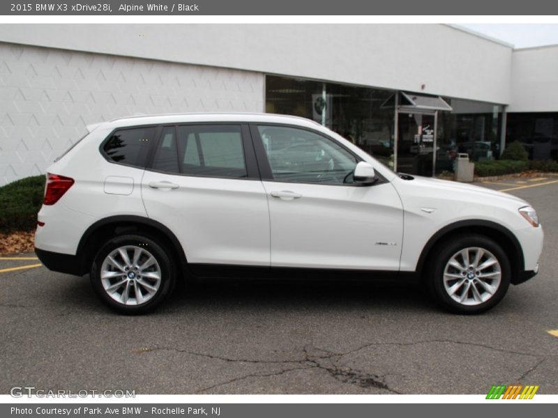 Alpine White / Black 2015 BMW X3 xDrive28i