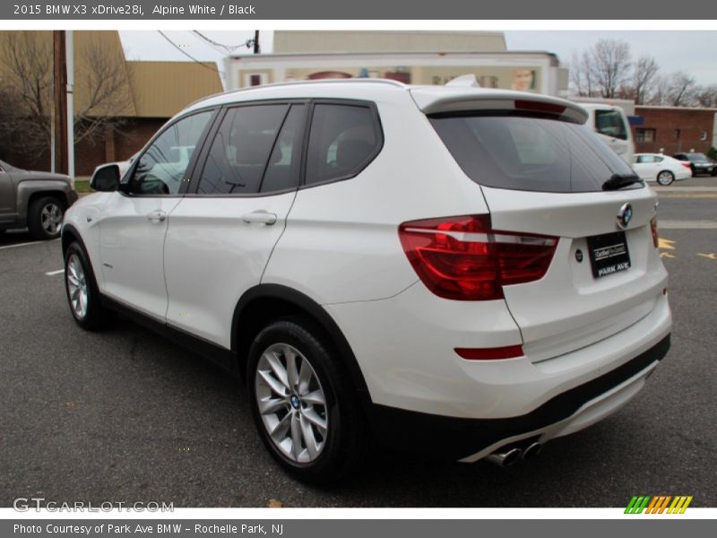 Alpine White / Black 2015 BMW X3 xDrive28i