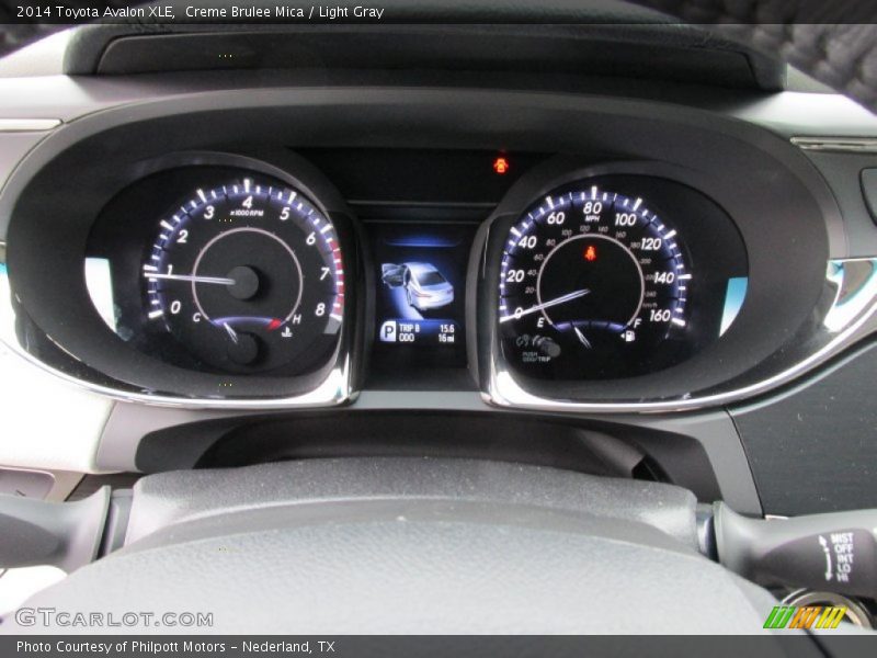 Creme Brulee Mica / Light Gray 2014 Toyota Avalon XLE