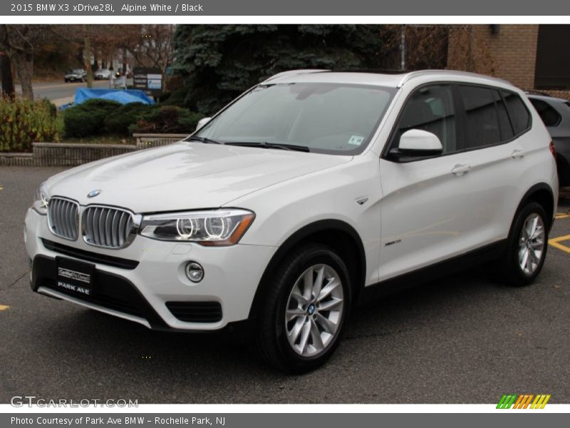 Alpine White / Black 2015 BMW X3 xDrive28i
