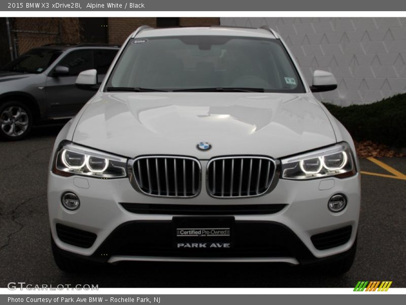 Alpine White / Black 2015 BMW X3 xDrive28i