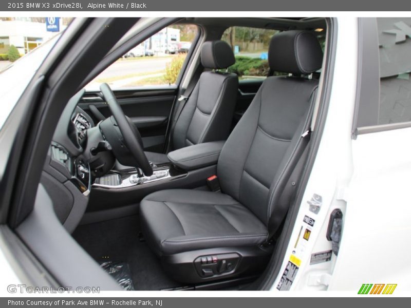 Alpine White / Black 2015 BMW X3 xDrive28i