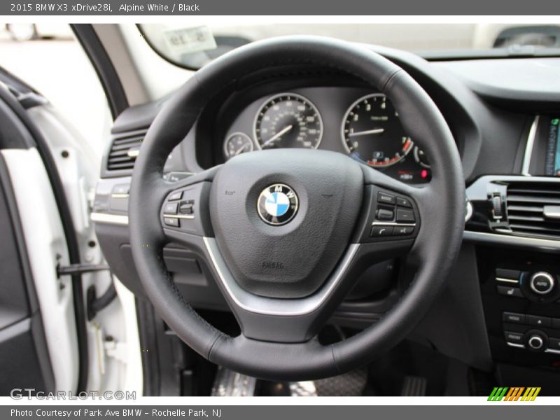 Alpine White / Black 2015 BMW X3 xDrive28i