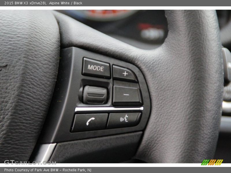 Alpine White / Black 2015 BMW X3 xDrive28i