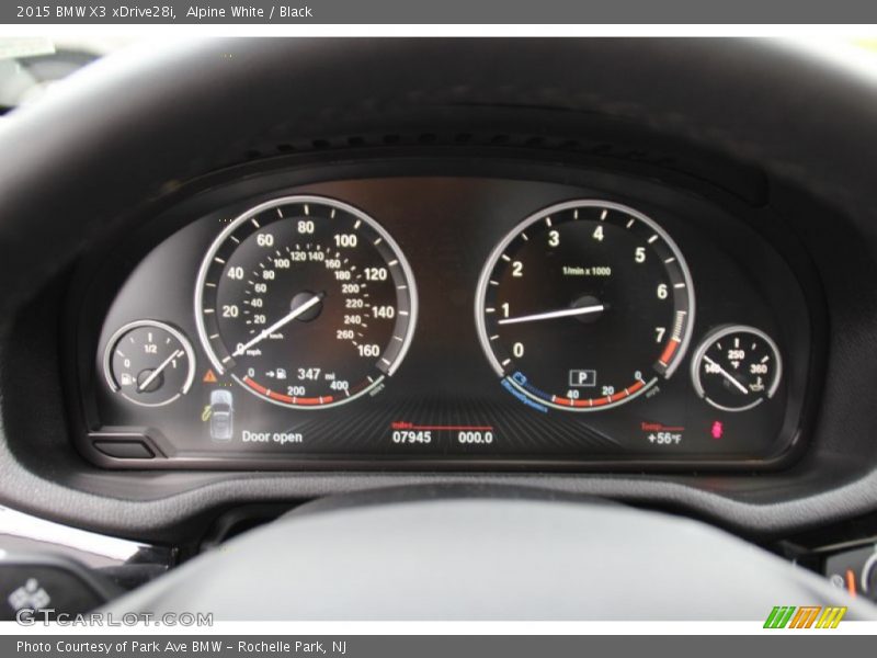 Alpine White / Black 2015 BMW X3 xDrive28i