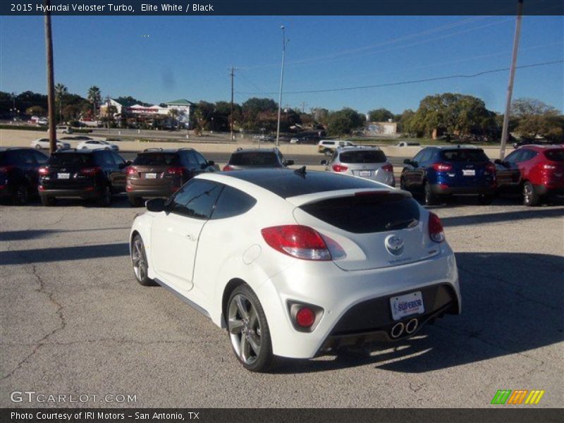 Elite White / Black 2015 Hyundai Veloster Turbo