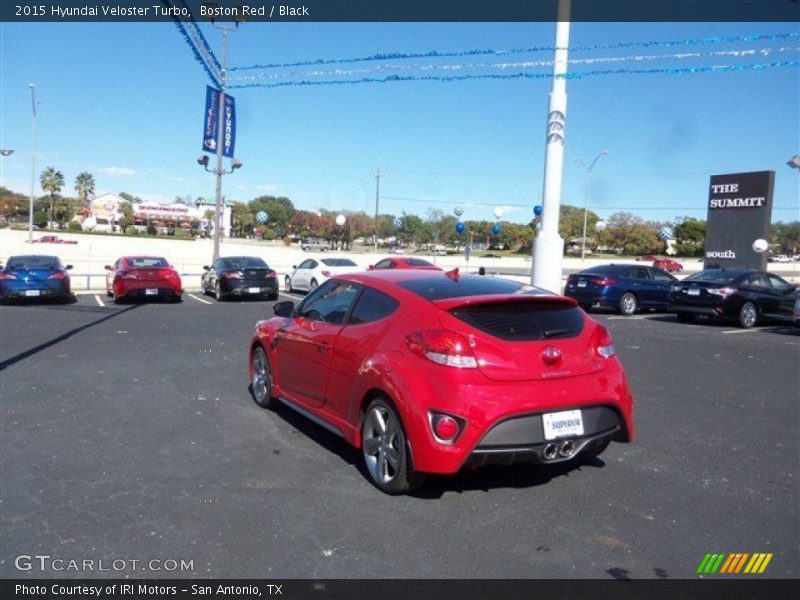 Boston Red / Black 2015 Hyundai Veloster Turbo