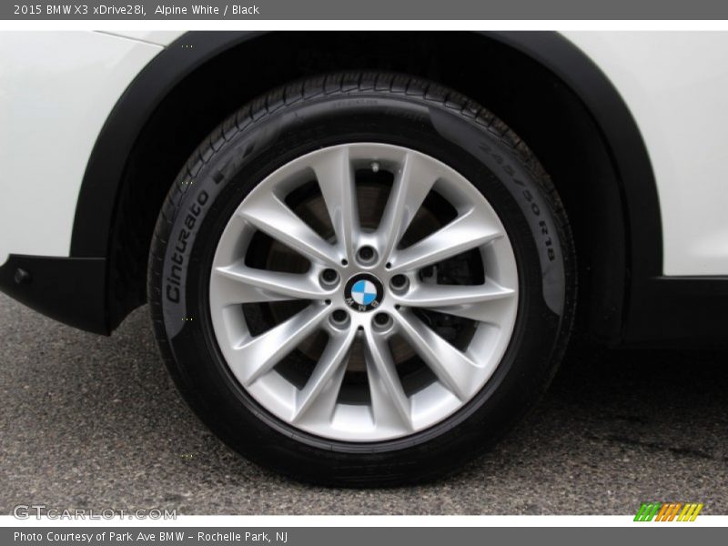 Alpine White / Black 2015 BMW X3 xDrive28i