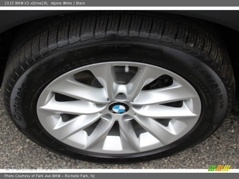 Alpine White / Black 2015 BMW X3 xDrive28i