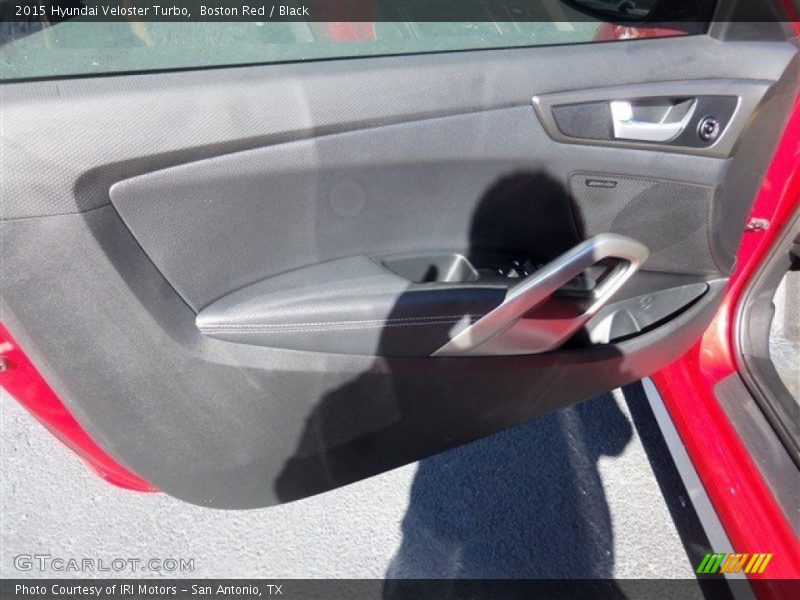 Boston Red / Black 2015 Hyundai Veloster Turbo